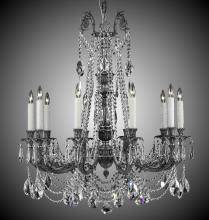 American Brass & Crystal CH2054-A-16G-12G-PI - 10 Light Finisterra with draping Chandelier